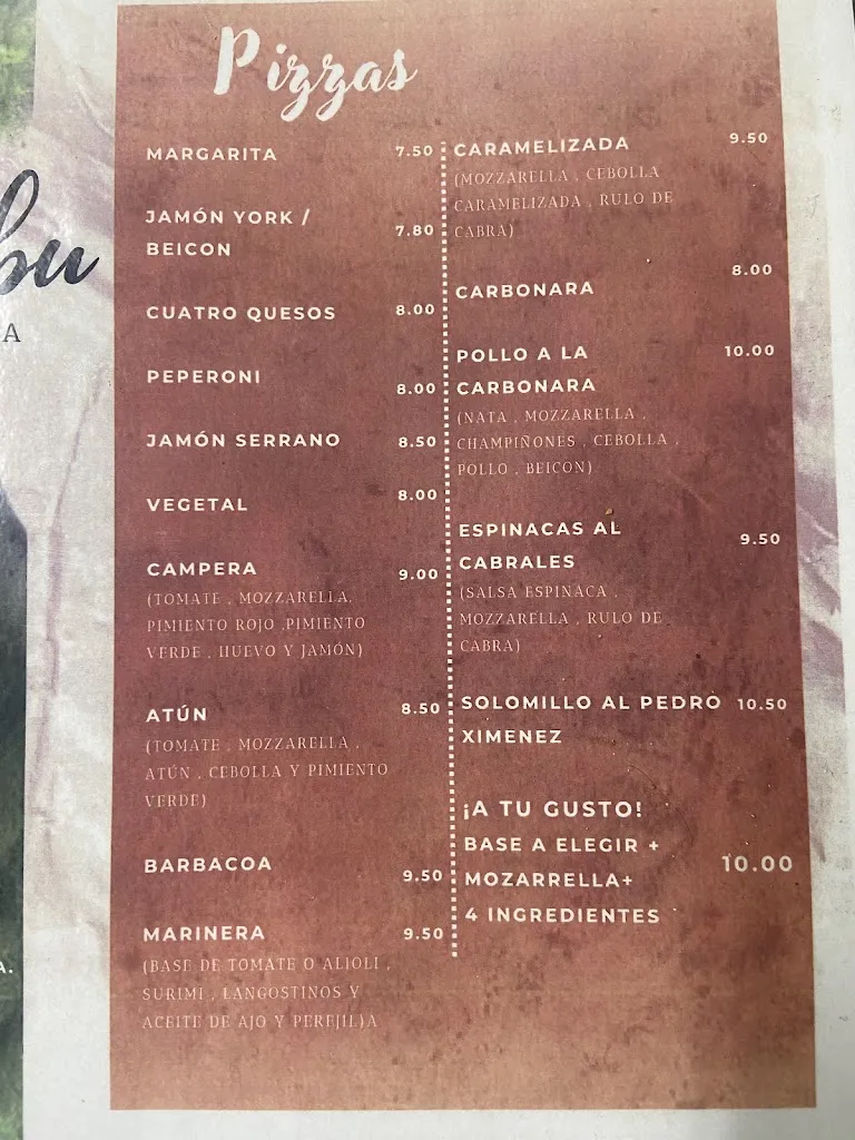 Menu_La Tribu_Cazalla de la Sierra_image_1