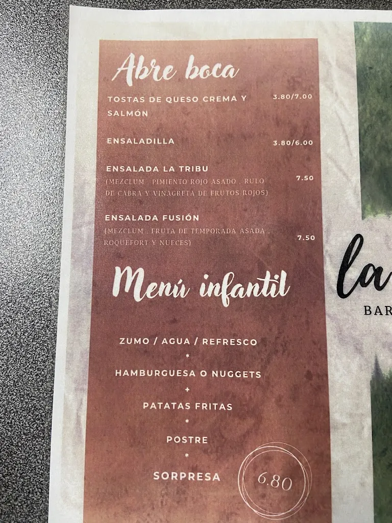 Menu_La Tribu_Cazalla de la Sierra_image_2