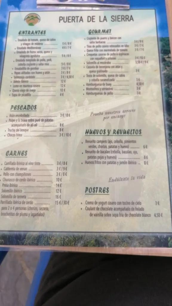 Menu_Puerta de la Sierra_Coronil El_image_1