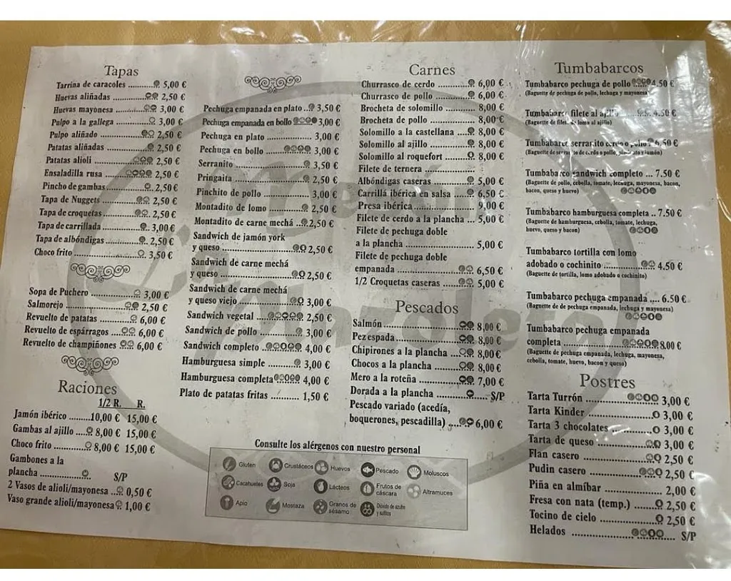 Menu_Bar Restaurante La Plazoleta_Cuervo de Sevilla El_image_1