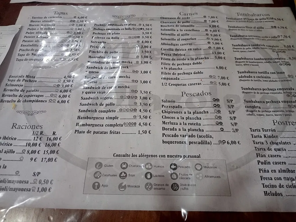 Menu_Bar Restaurante La Plazoleta_Cuervo de Sevilla El_image_2