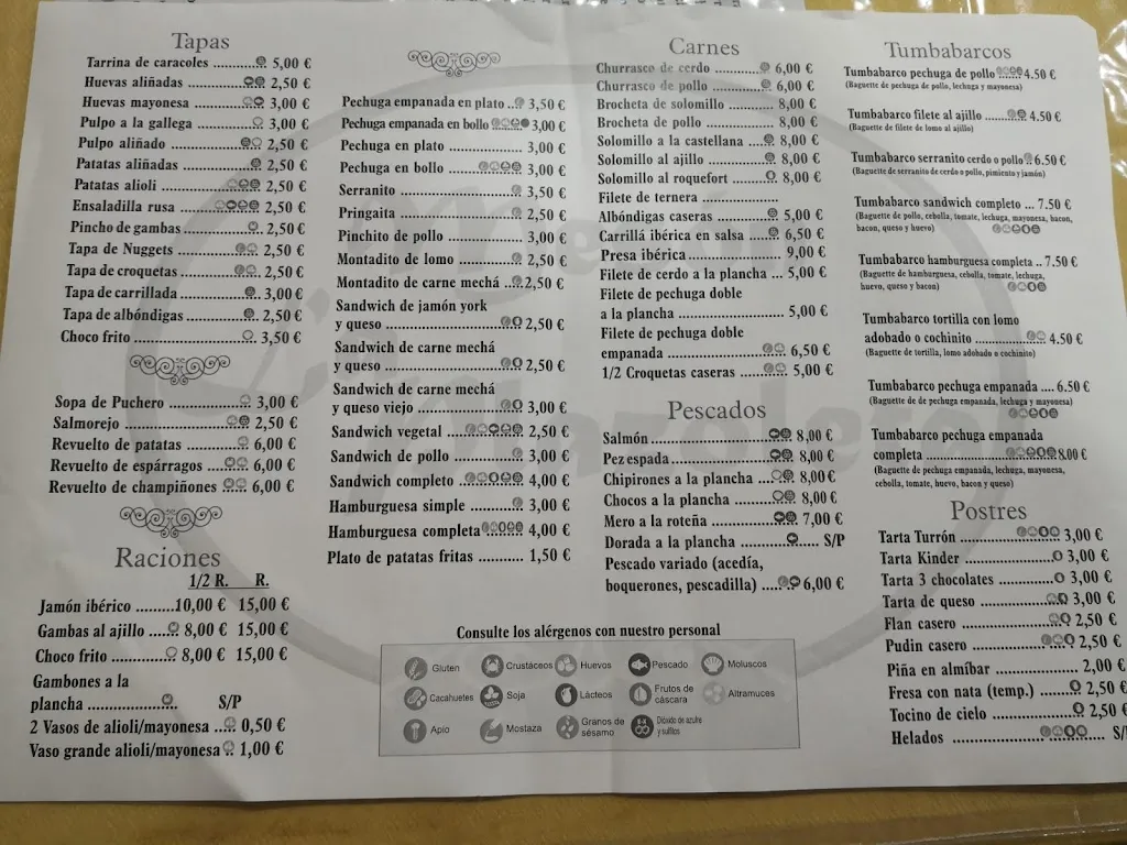 Menu_Bar Restaurante La Plazoleta_Cuervo de Sevilla El_image_3