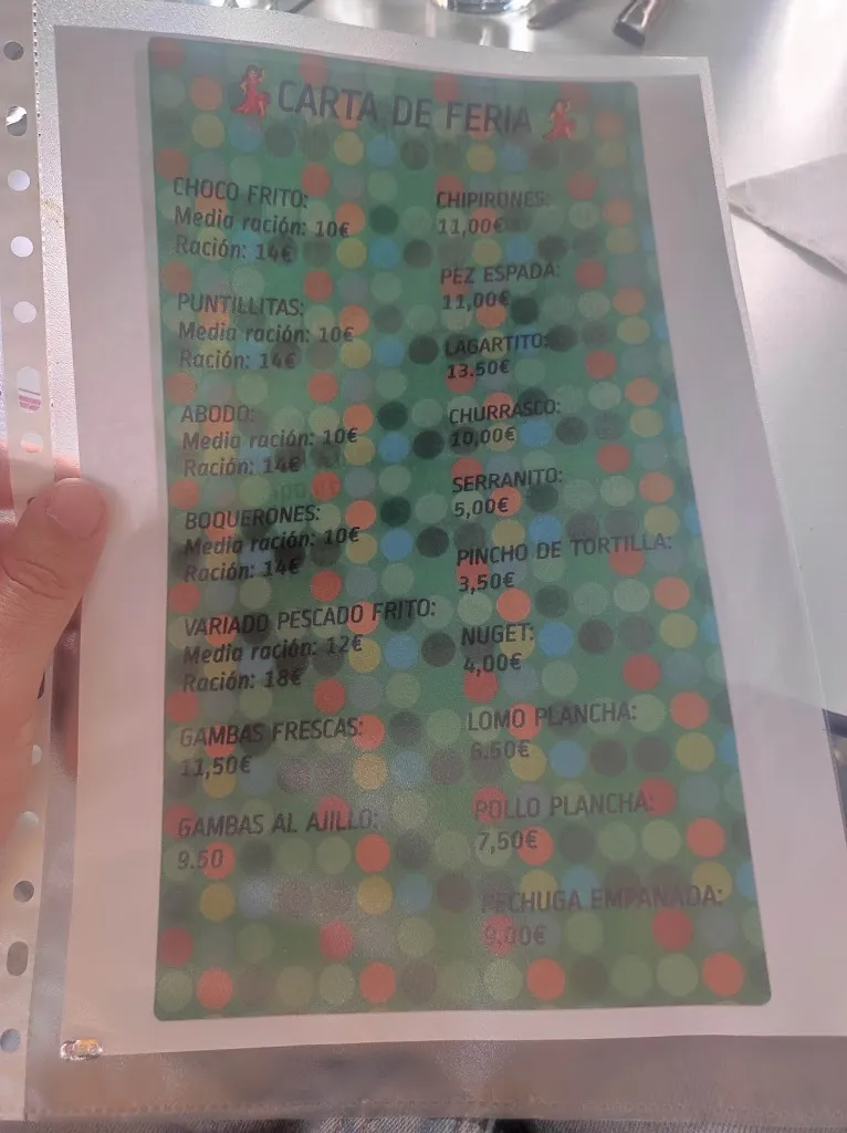 Menu_Café Bar Caribe_Cuervo de Sevilla El_image_2