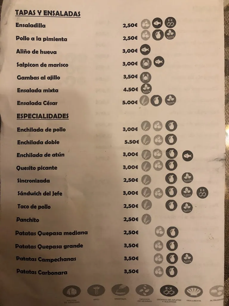 Menu_Bar Panchito_Cuervo de Sevilla El_image_2