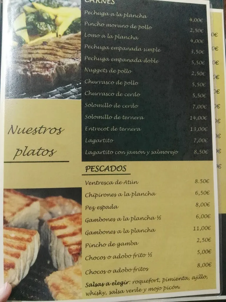 Menu_Bar Panchito_Cuervo de Sevilla El_image_3