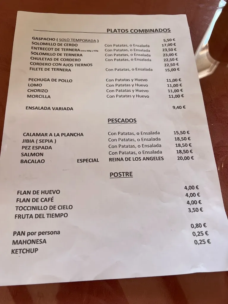 Menu_Restaurante Reina de los Ángeles_Chirivel_image_1