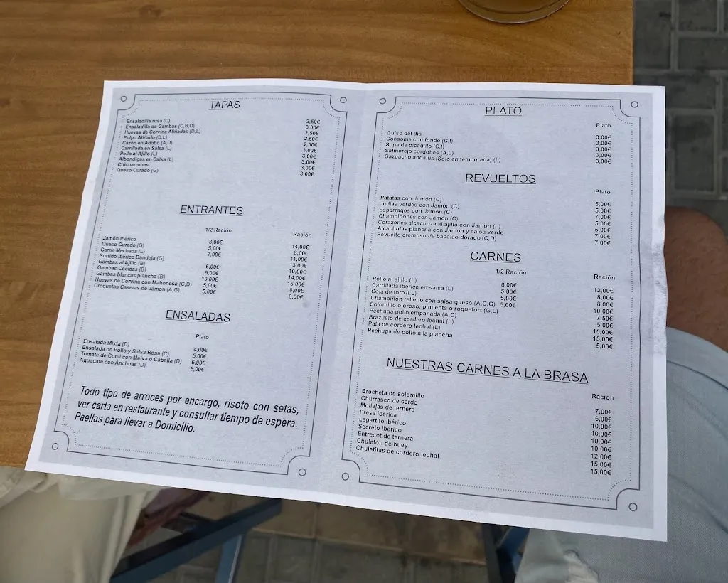 Menu_Restaurante Casa Gonzalo_Cuervo de Sevilla El_image_2