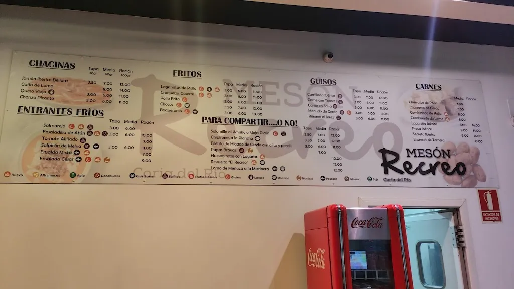 Menu_Bar Mesón Recreo_Coria del Río_image_2