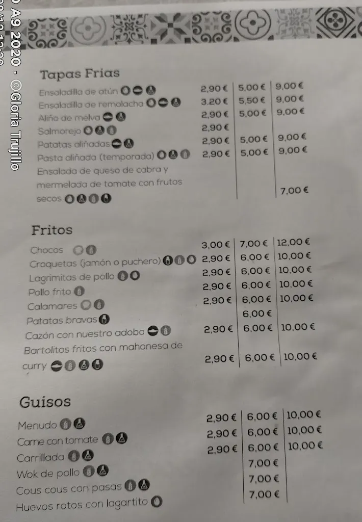 Menu_Bar Mesón Recreo_Coria del Río_image_3