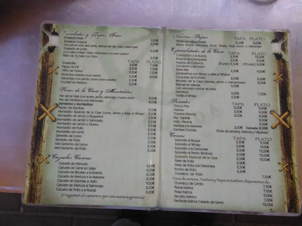 Menu_Bar Guadalquivir_Coria del Río_image_3