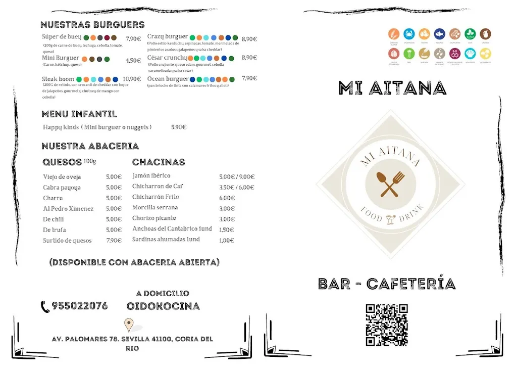Menu_Café bar mi Aitana_Coria del Río_immagine_2