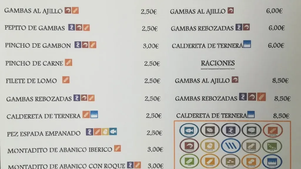 Menu_Bar casa francisquito_Coria del Río_image_2