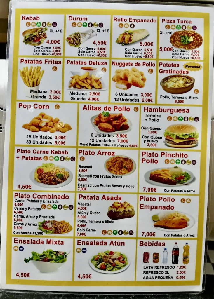 Menu_Fast Food Doner Kebab  _Coria del Río_image_2