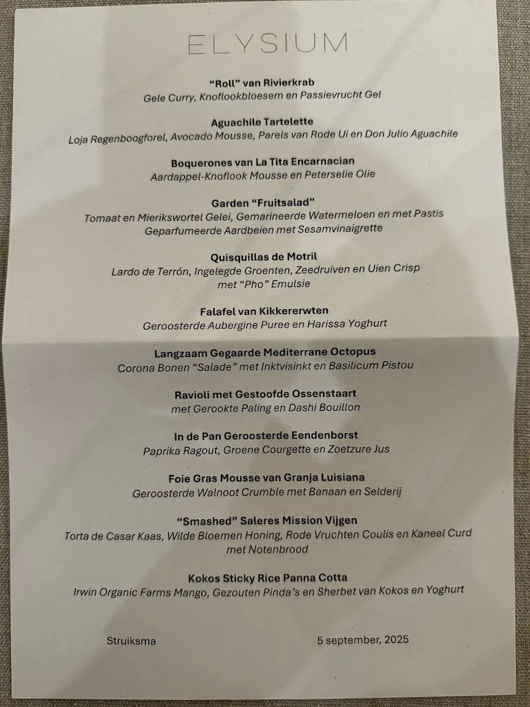 Menu_Elysium Restaurant & Boutique Hotel_Alicún_image_1
