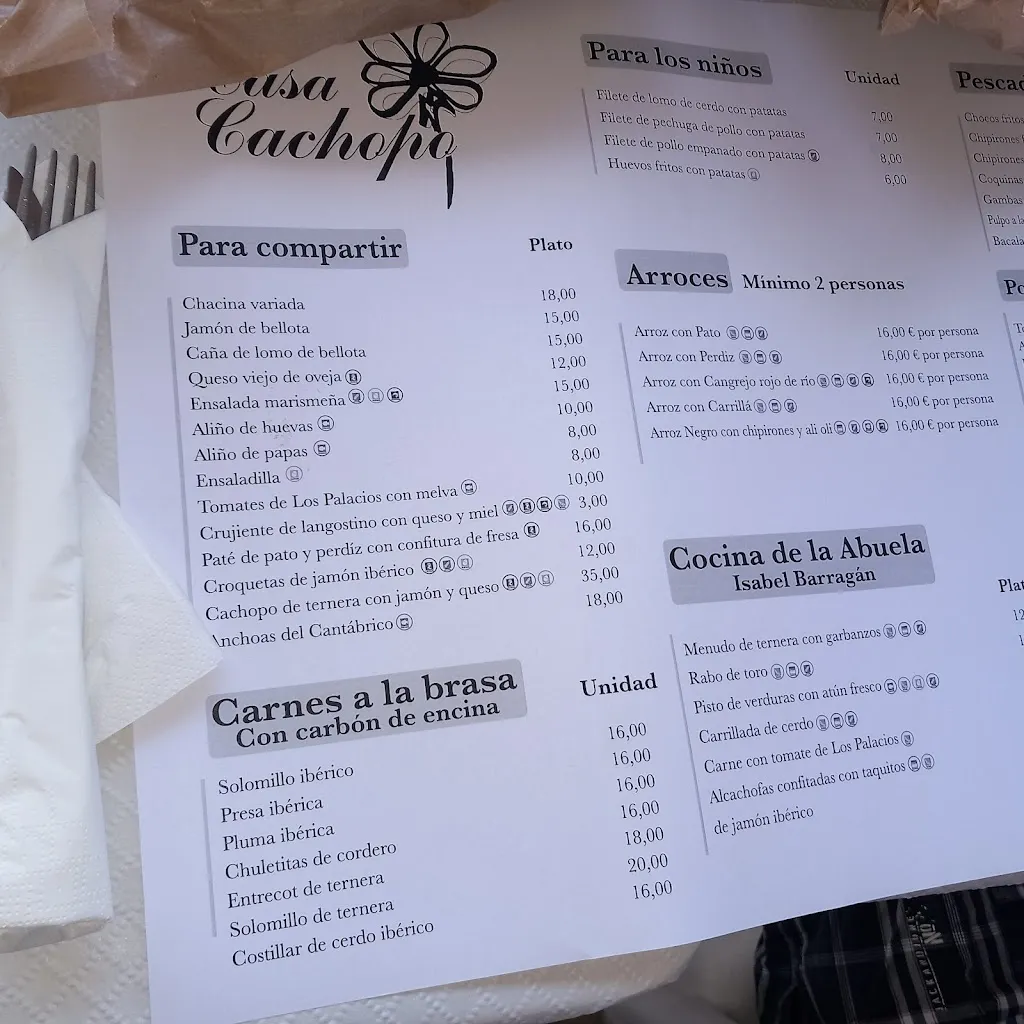 Menu_Bar Casa Cachopo_Coria del Río_image_4
