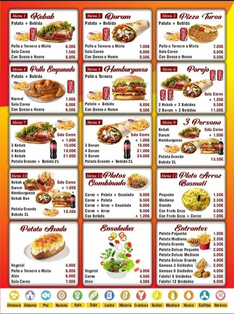 Menu_ALI DÖNER KEBAB_Coria del Río_image_1