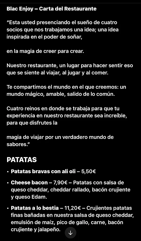 Menu_Blac Enjoy_Dos Hermanas_image_3