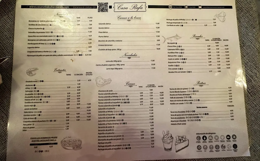 Menu_Bar restaurante Casa Rafa_Dos Hermanas_image_2
