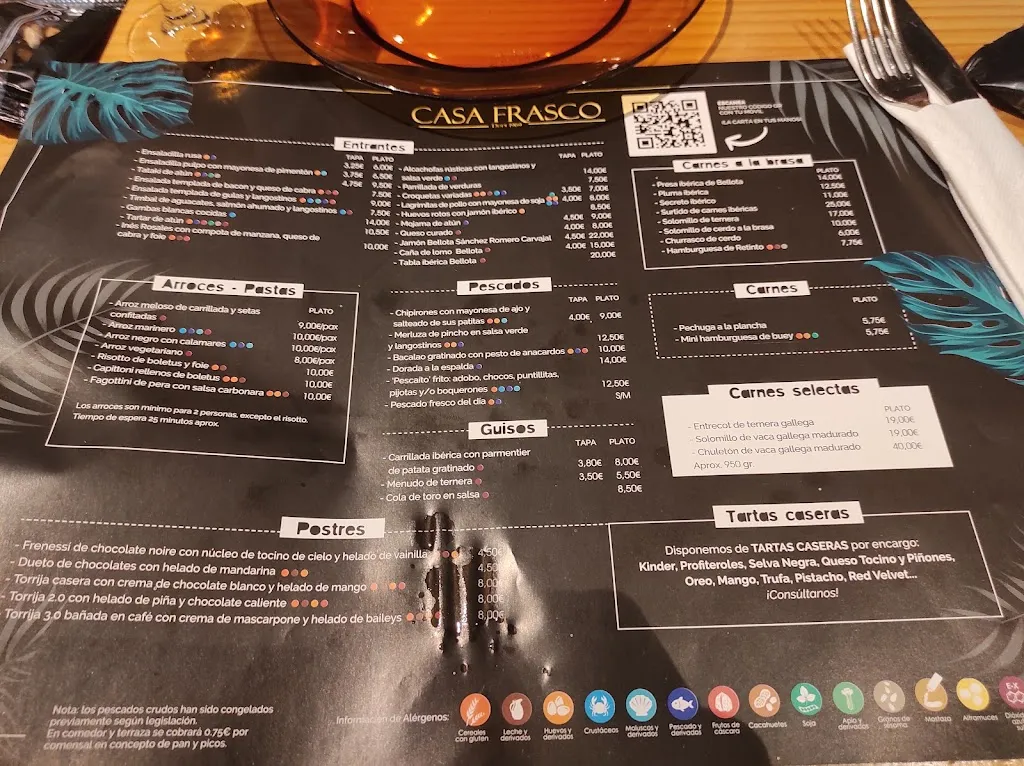 Menu_Restaurante Casa Frasco_Dos Hermanas_immagine_2