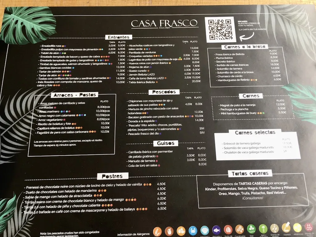 Menu_Restaurante Casa Frasco_Dos Hermanas_immagine_3