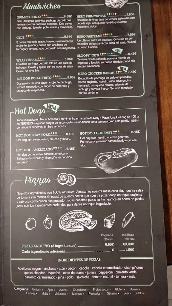 Menu_Mary's Place Dinner_Dos Hermanas_immagine_2