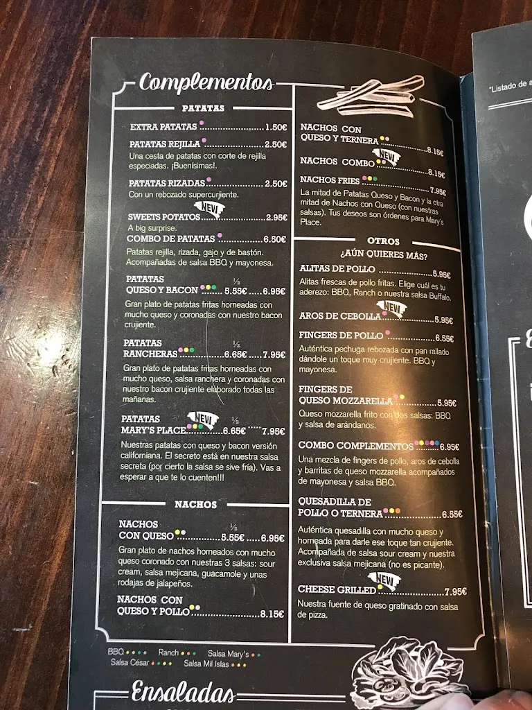 Menu_Mary's Place Dinner_Dos Hermanas_immagine_3