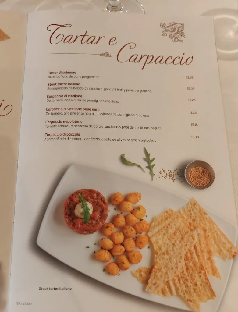 Menu_Restaurante La Tagliatella | Montecarmelo, Madrid_Alicún_image_2