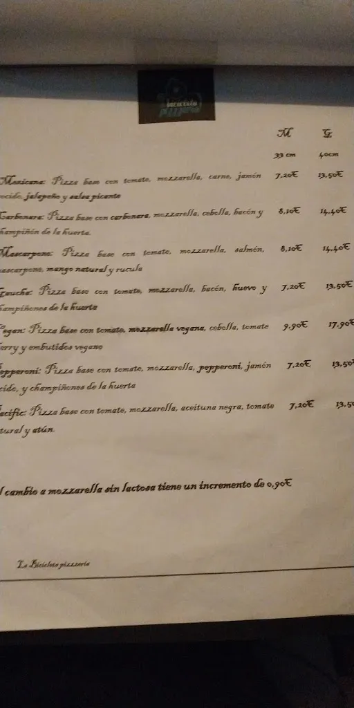 Menu_La Bicicleta Pizzería_Dos Hermanas_image_3