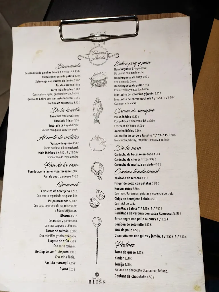 Menu_Taberna Lalola_Dos Hermanas_image_2