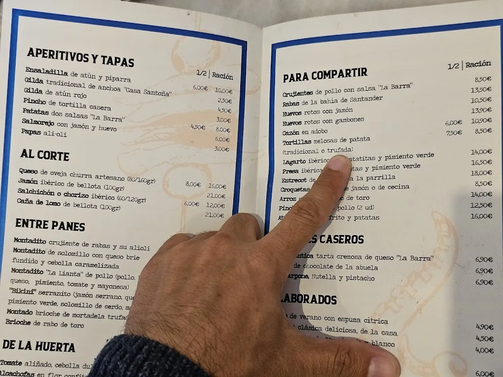 Menu_La Lianta tapas y vinos _Dos Hermanas_image_1