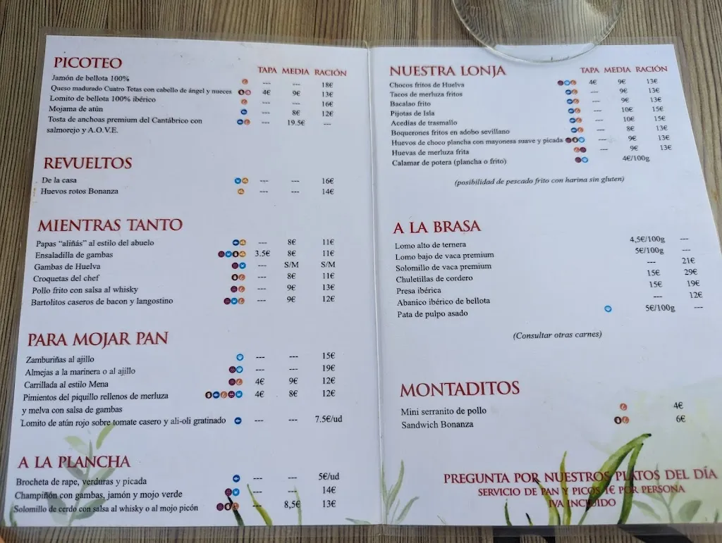 Menu_Bar Bonanza_Dos Hermanas_image_4