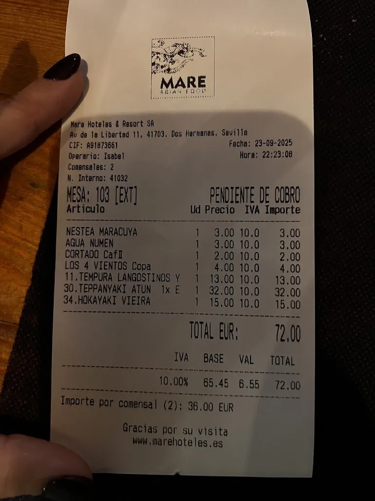 Maria Zambrano_Mare Food_Dos Hermanas_review