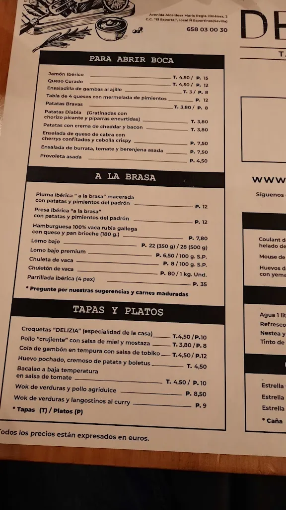 Menu_Delizia Tapas & Grill_Espartinas_image_2