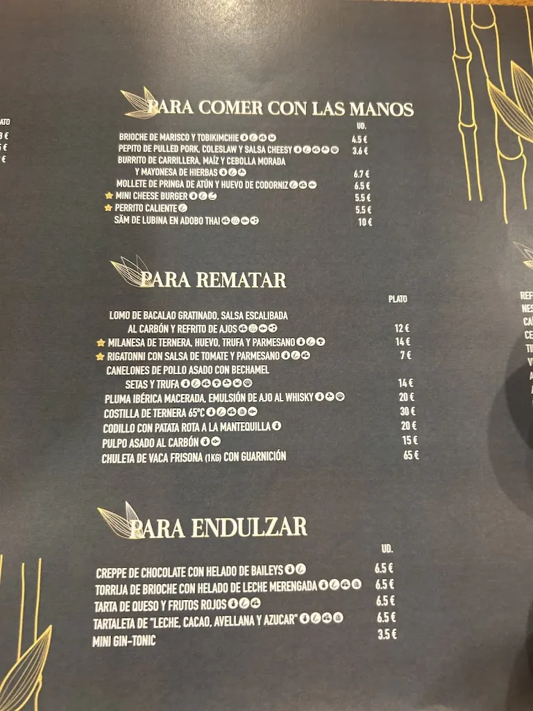 Menu_Restaurante Bambú_Espartinas_immagine_4