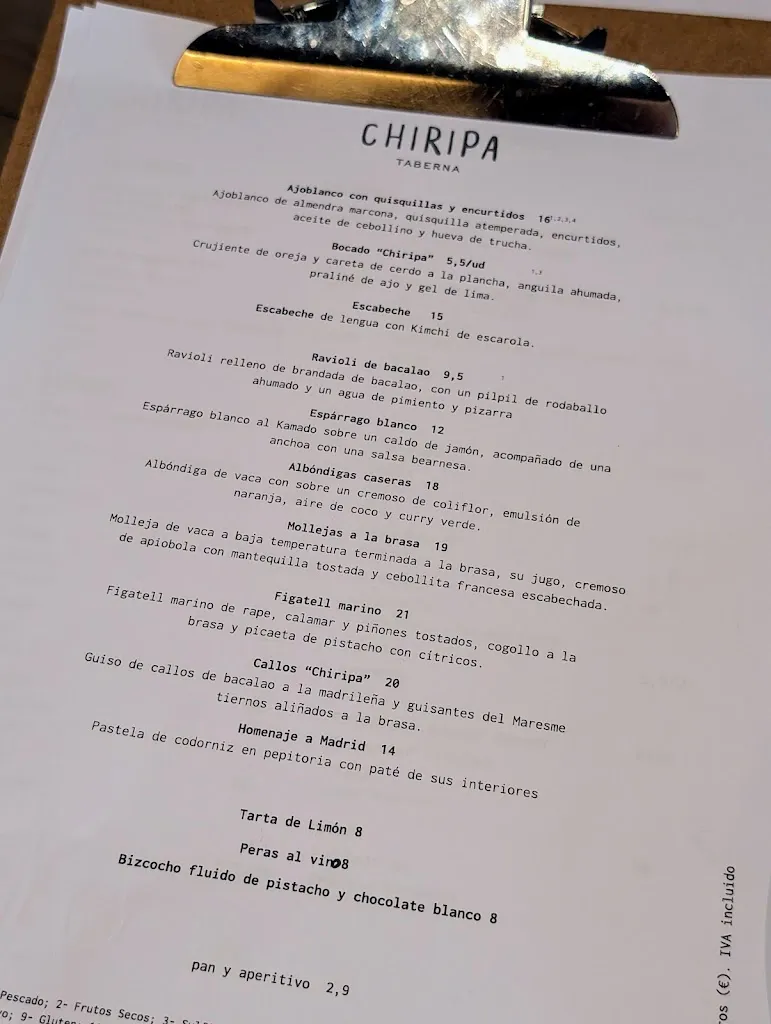 Menu_Taberna Chiripa_Espartinas_image_3