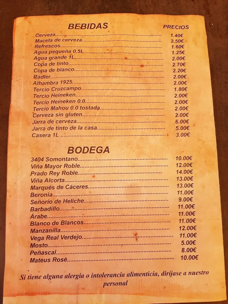 Menu_Restaurante Taberna Las Tinajas_Espartinas_image_3