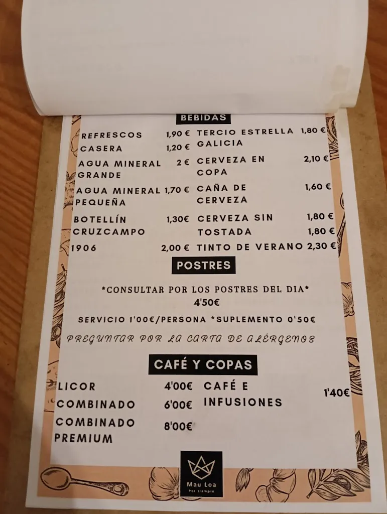 Menu_Bar restaurante Mau Loa_Espartinas_image_2