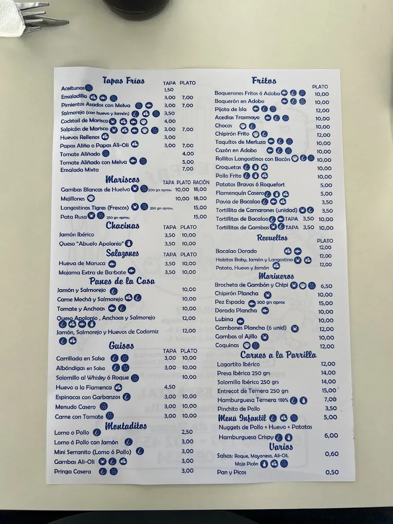 Menu_Cervecería El Gordito_Espartinas_image_1