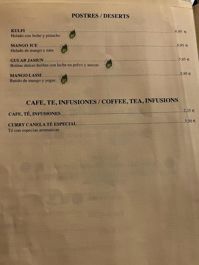 Menu_CURRY & CANELA RESTAURANTE HINDU, INDIO, NEPALI_Espartinas_image_1