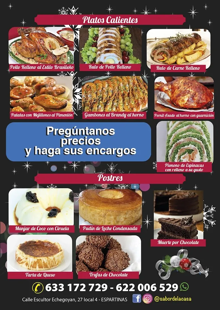 Menu_Pollería & Churrería Sabor de la Casa_Espartinas_image_1