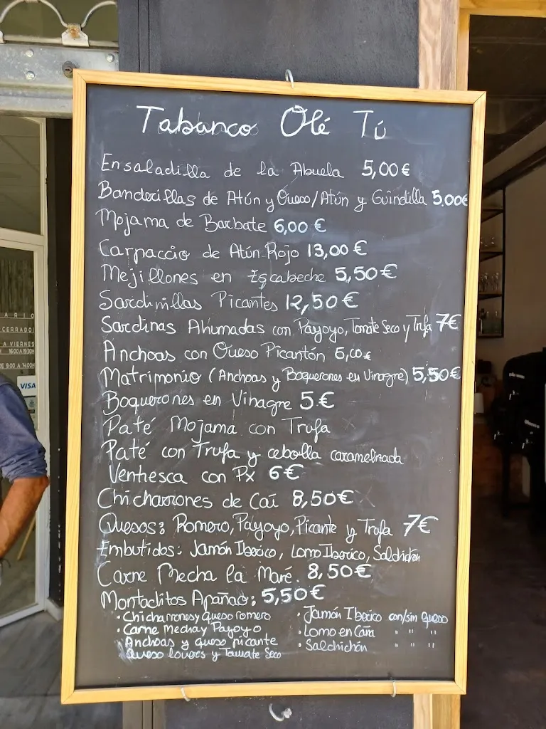 Menu_Tabanco Olé Tú_Espartinas_image_1