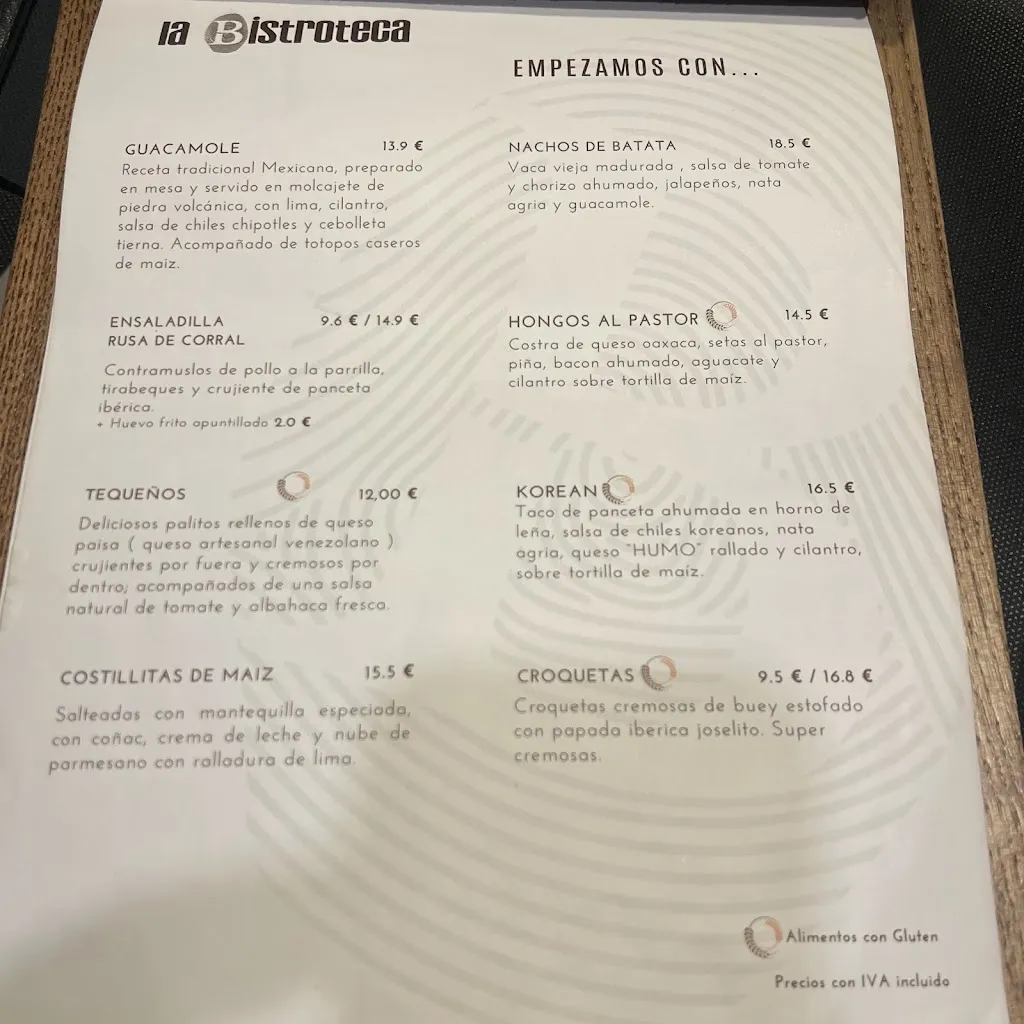 Menu_La Bistroteca (General Pardiñas)_Espartinas_image_4