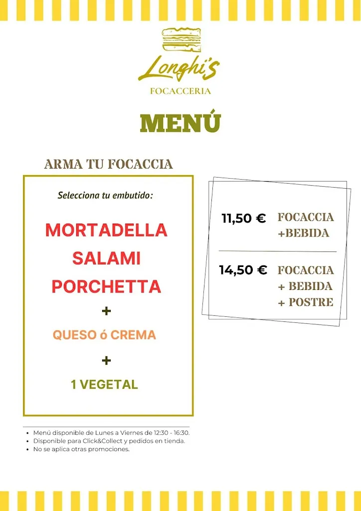 Menu_Longhi’s Focacceria_Espartinas_image_1