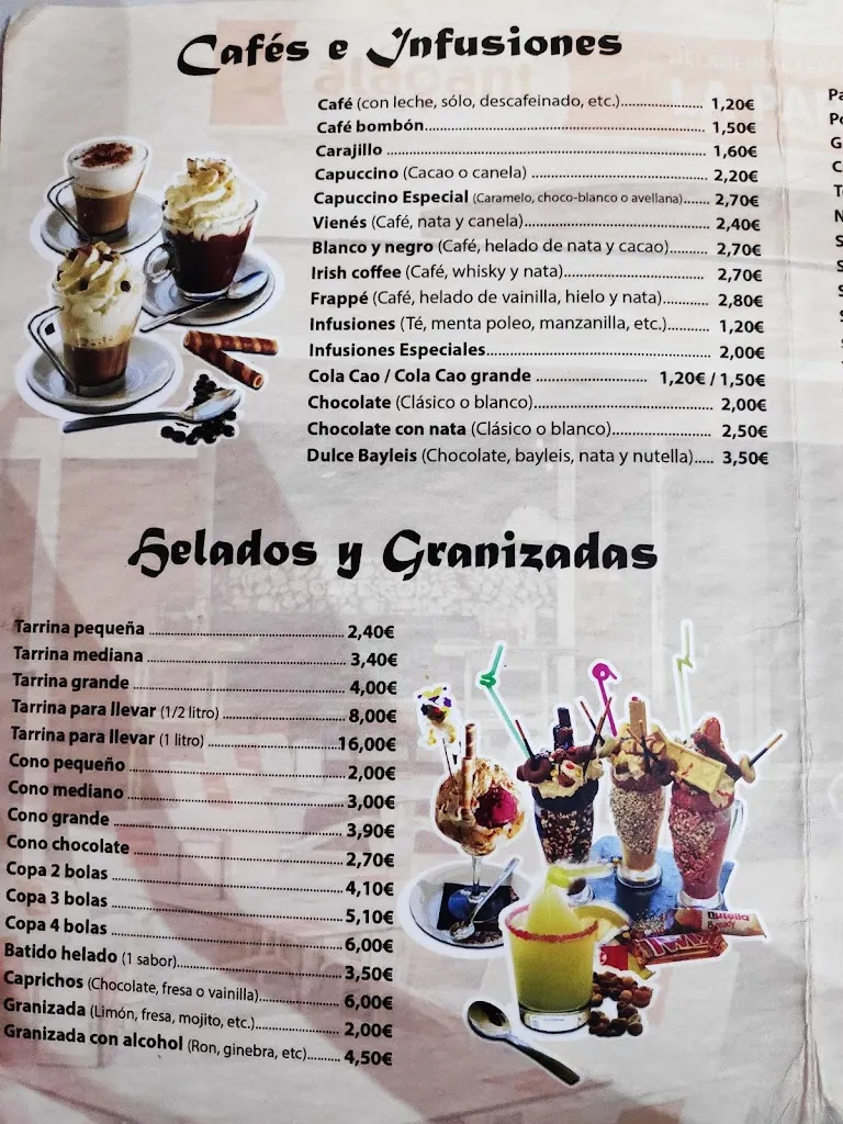 Menu_Cafetería La Pará_Espartinas_immagine_3