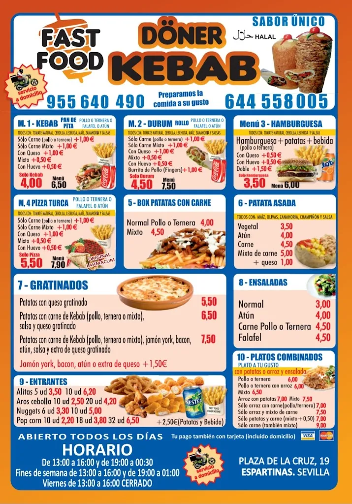 Menu_Fast Food Doner Kebab_Espartinas_image_2