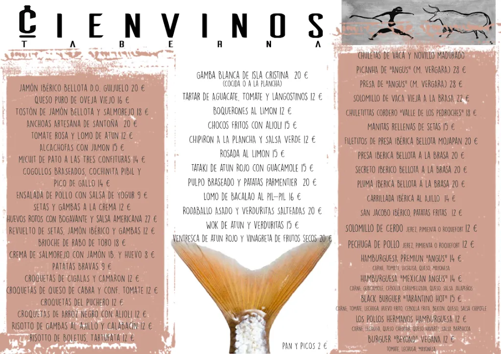 Menu_Restaurante Cien Vinos Natural Food_Écija_image_1