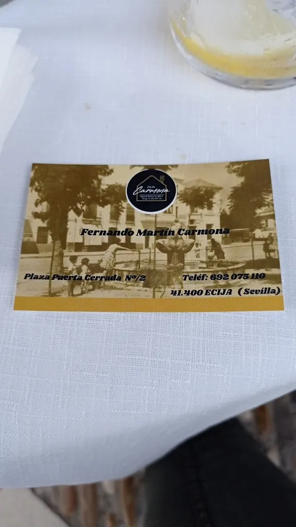 Julio Ojeda_Bar restaurante Casa Carmona_Écija_review