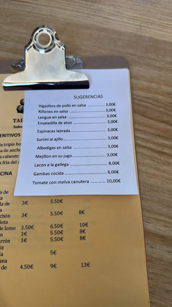 Menu_Taberna del Abacero_Écija_image_1