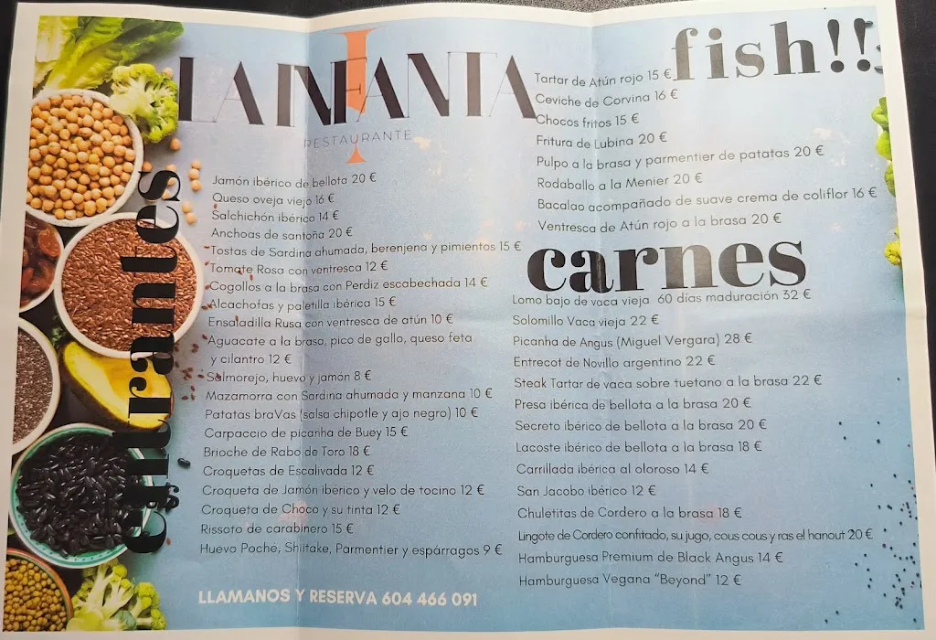 Menu_LA INFANTA restaurante_Écija_image_1