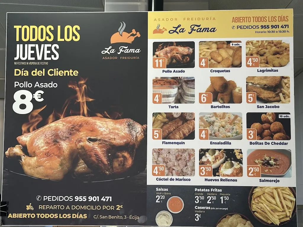 Menu_Asador la Fama Écija_Écija_image_1